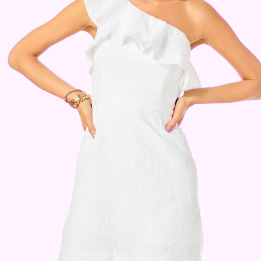 New with tags! LILLY PULITZER Kipton One Shoulder Romper NWT (make an offer!)